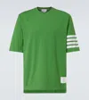 Thom Browne 4-bar Cotton Jersey T-shirt