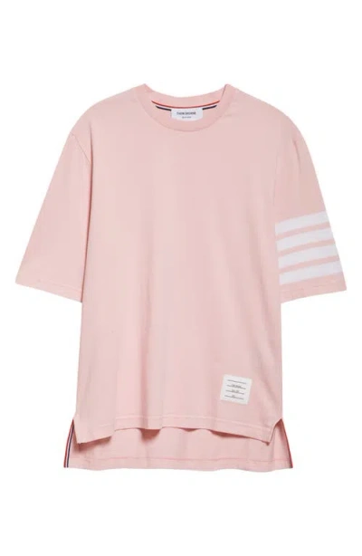 Thom Browne Three-stripe T-shirt In Pink