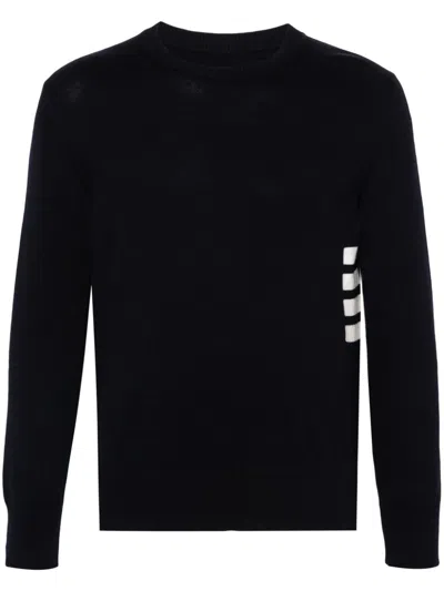 THOM BROWNE 4-BAR COTTON JUMPER