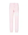 Thom Browne 4-bar Cotton Sweatpants In Pink