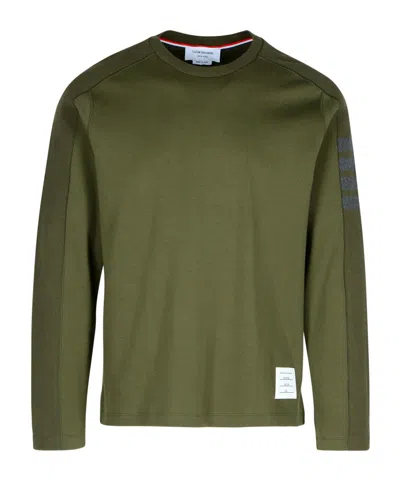 THOM BROWNE THOM BROWNE 4-BAR STRIPED CREWNECK SWEATSHIRT