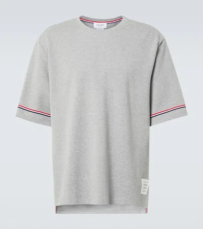 THOM BROWNE 4-BAR COTTON T-SHIRT
