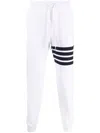 Thom Browne Logo-detail Longsleeved Sweater In White