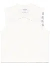 Thom Browne 4-bar Cotton Vest In 100 White