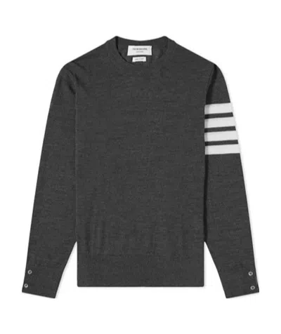 THOM BROWNE THOM BROWNE 4-BAR CREWNECK JUMPER