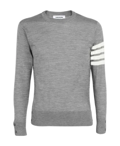 THOM BROWNE THOM BROWNE 4-BAR CREWNECK JUMPER
