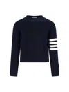 Thom Browne 4-bar Stripe Sweater In Black