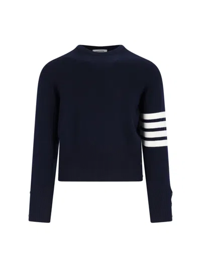 THOM BROWNE 4-BAR CROP SWEATER
