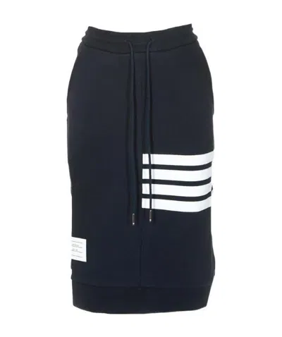 THOM BROWNE THOM BROWNE 4-BAR FITTED SKIRT