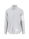 Thom Browne 4-bar Detail Shirt In Gray