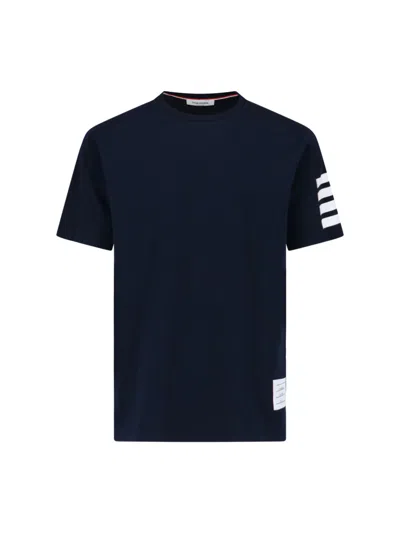 THOM BROWNE "4-BAR" DETAIL T-SHIRT