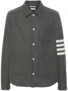 Thom Browne 4-bar Jacket In Wool In Grey