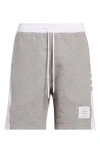 Thom Browne 4-bar French Terry Sweat Shorts In Light Grey