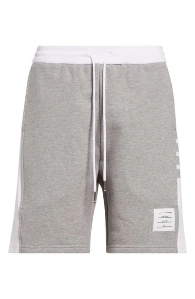 Thom Browne 4-bar French Terry Sweat Shorts In Light Grey