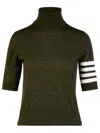 Thom Browne 4-bar High-neck Knitted Top