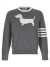 THOM BROWNE THOM BROWNE '4-BAR HECTOR' SWEATER