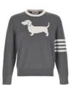 Thom Browne 4-bar Hector Sweaters And Cardigans In Green