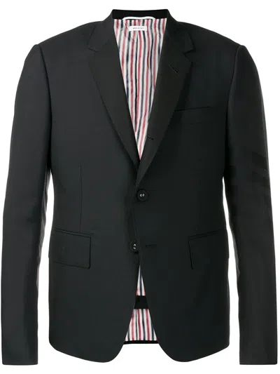 Thom Browne 4-bar High Armhole Sport Coat In Black