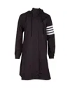 Thom Browne 4-bar Hooded Parka In Grey Polyester In Grey