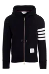 Thom Browne Classic Loopback Engineered 4-bar Full Zip Hoodie