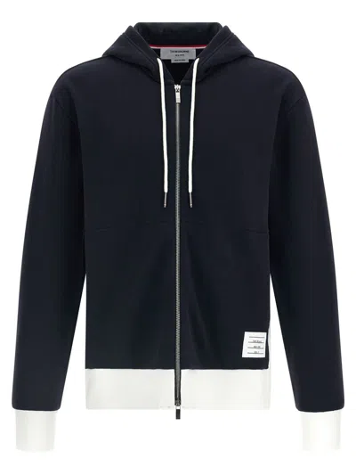 THOM BROWNE THOM BROWNE '4 BAR' INSERT HOODIE