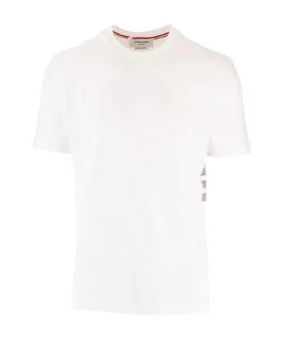 Thom Browne Short Sleeve Tee Cotton T-shirt In Neutral