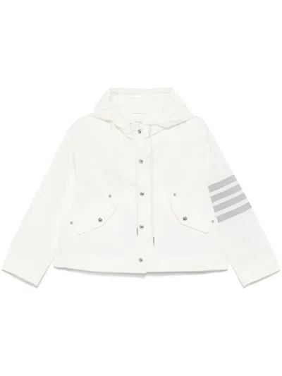 Thom Browne 四条纹夹克 In White