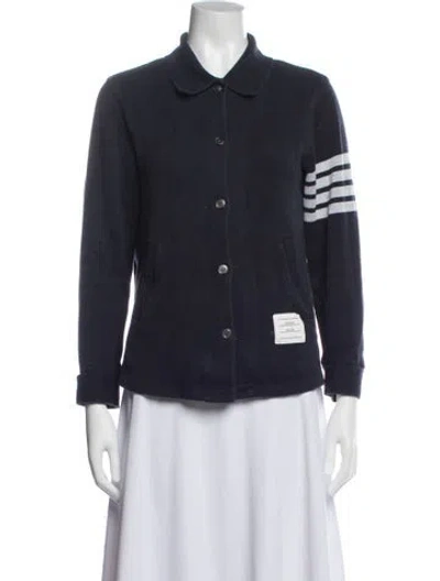 Pre-owned Thom Browne 4 Bar Jacket In Blue