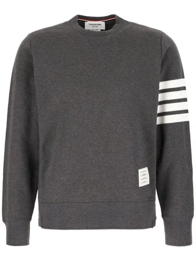 THOM BROWNE 4-BAR JERSEY SWEATSHIRT - MEN'S - COTTON