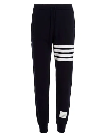 Thom Browne '4 Bar' Joggers In Blue
