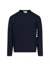 Thom Browne 4-bar" Knit Sweater - Blue In Blue