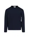 Thom Browne Sweater Whit Iconic Bands