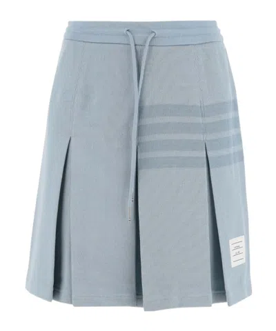 THOM BROWNE THOM BROWNE DRAWSTRING PLEATED SKIRT