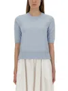 Thom Browne Women's 4bar Knitted Tshirt In Blue
