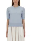 Thom Browne Women's 4bar Knitted Tshirt In Blue