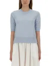 Thom Browne Women's 4bar Knitted Tshirt In Blue