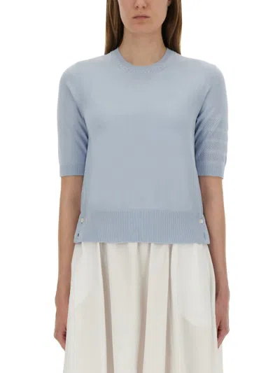 THOM BROWNE 4-BAR KNITTED T-SHIRT