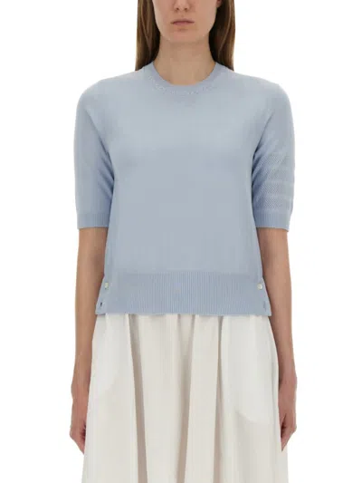 THOM BROWNE THOM BROWNE "4-BAR" KNITTED T-SHIRT