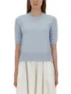 Thom Browne Women's 4bar Knitted Tshirt In Blue