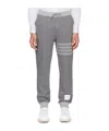 Thom Browne 4-bar Knitted Track Pants In Gray