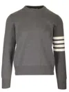Thom Browne Milano Stitch Cotton Crewneck Sweater