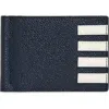 Thom Browne Money Clip Wallet With 4 Bar Stripes