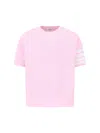 Thom Browne 4-bar" Logo T-shirt - Pink