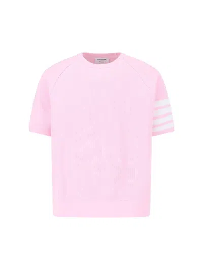 Thom Browne 4-bar" Logo T-shirt - Pink