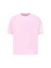 Thom Browne 4-bar" Logo T-shirt - Pink