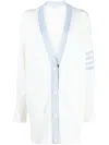 Thom Browne 4-bar Cotton Cardigan