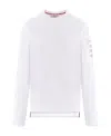 Thom Browne Cotton 4-bar Striped T-shirt In White