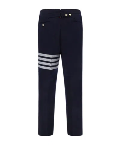 Thom Browne 4-bar Low-waist Tailored Trousers In Black