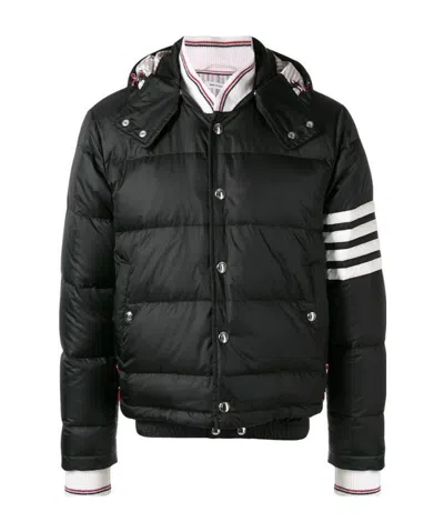 THOM BROWNE 4-BAR MATTE NYLON BOMBER