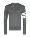 Thom Browne 'lightweight 4-bar Kn In Gray